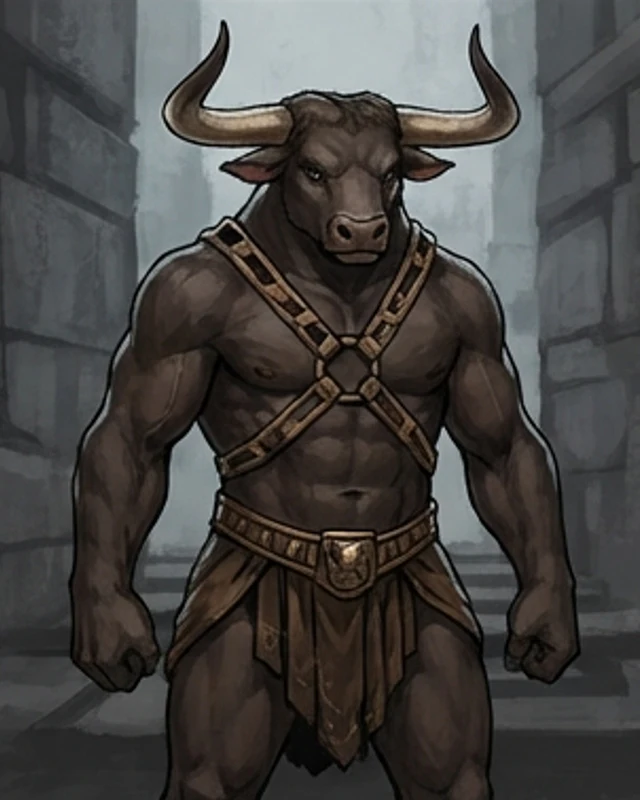 Portrait of Minotaur